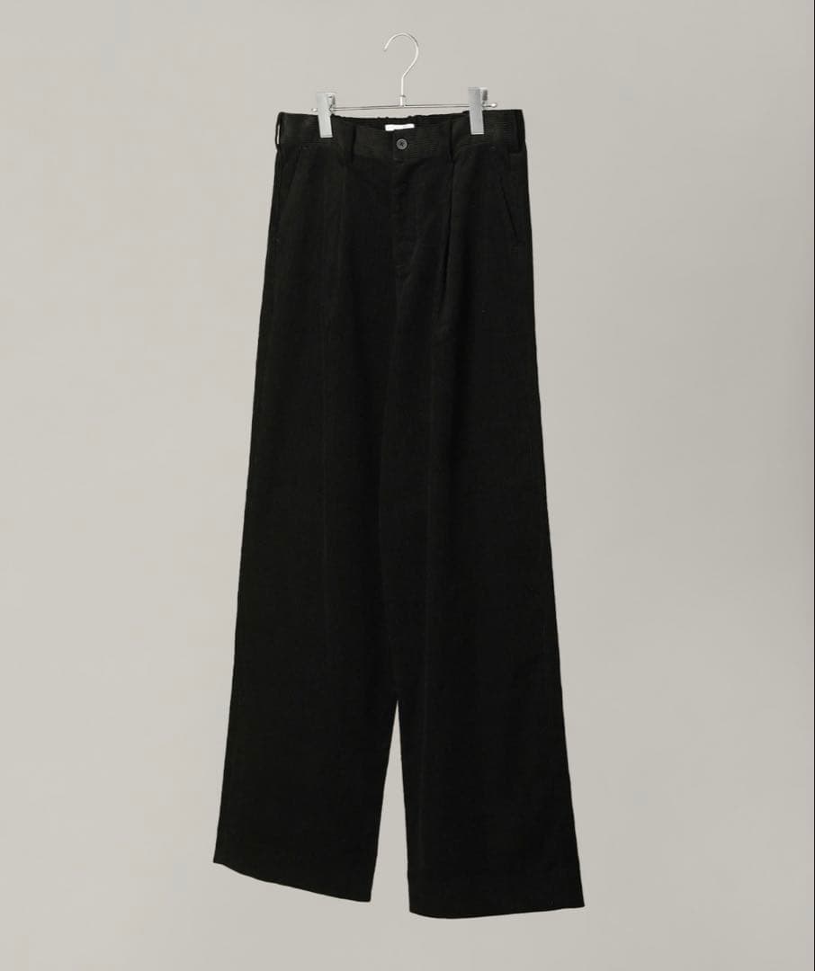 Bleme クラシック ヘビーコーデュロイ ワイドスラックス パンツ