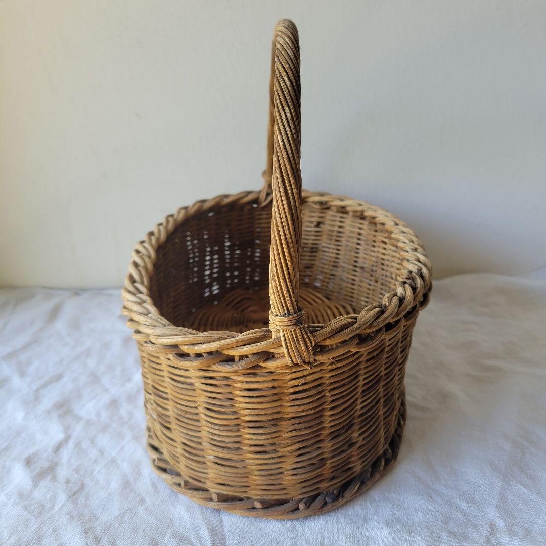 フランス　アンティーク　パニエ　F