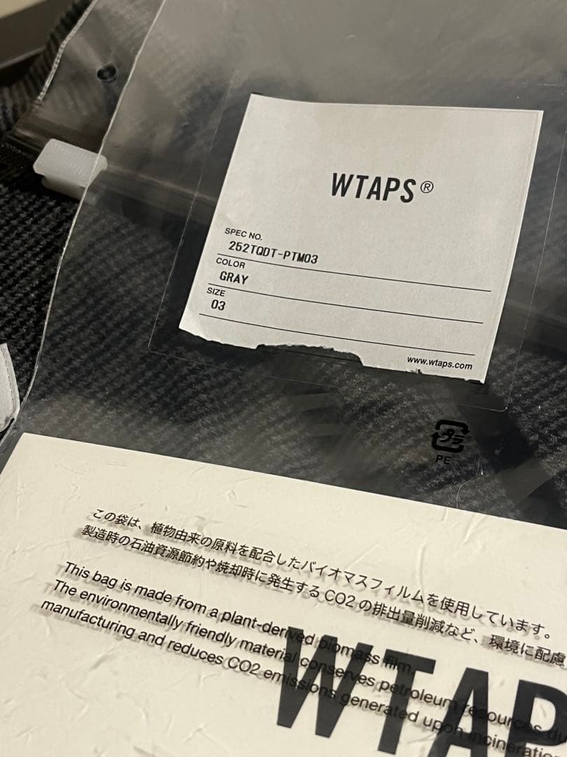 【WTAPS】 TRDT1803 / TROUSERS 03　グレーチェック