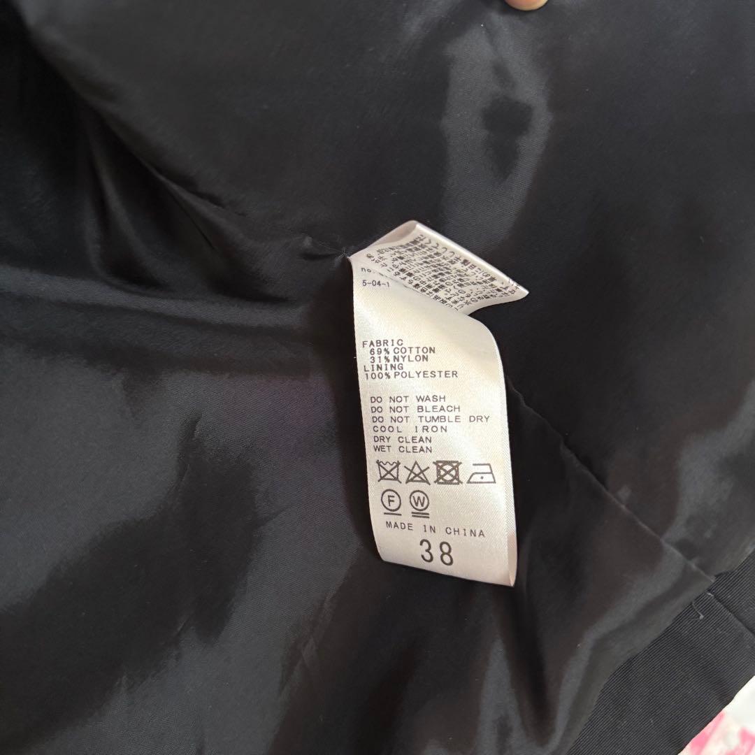 ジャーナルスタンダード　グログランコート　フード付き　38サイズ