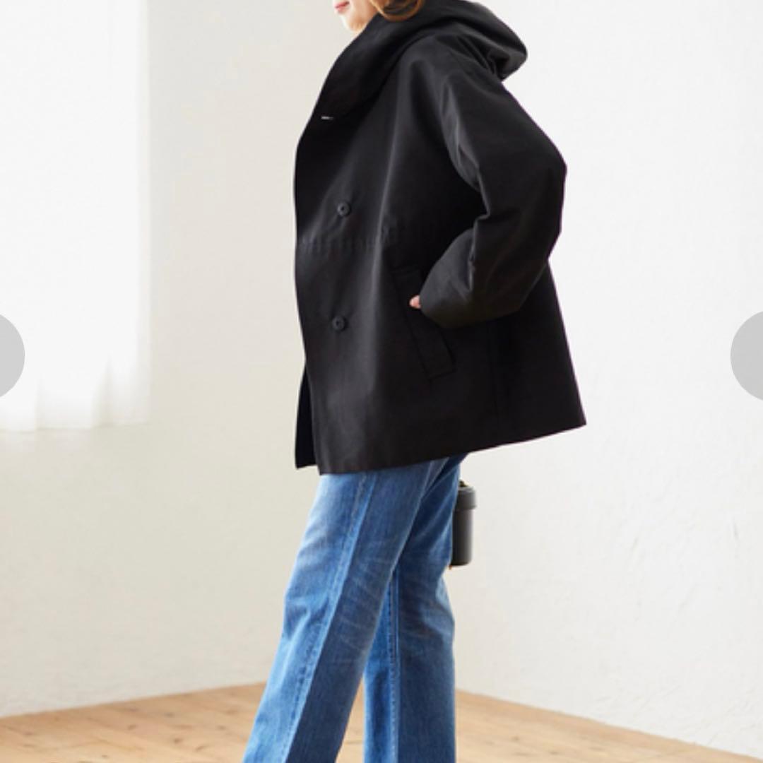 ジャーナルスタンダード　グログランコート　フード付き　38サイズ