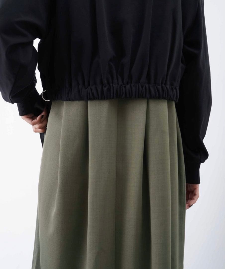 LUCA/LADY LUCK LUCA LC/LLL カット布帛切替ワンピース