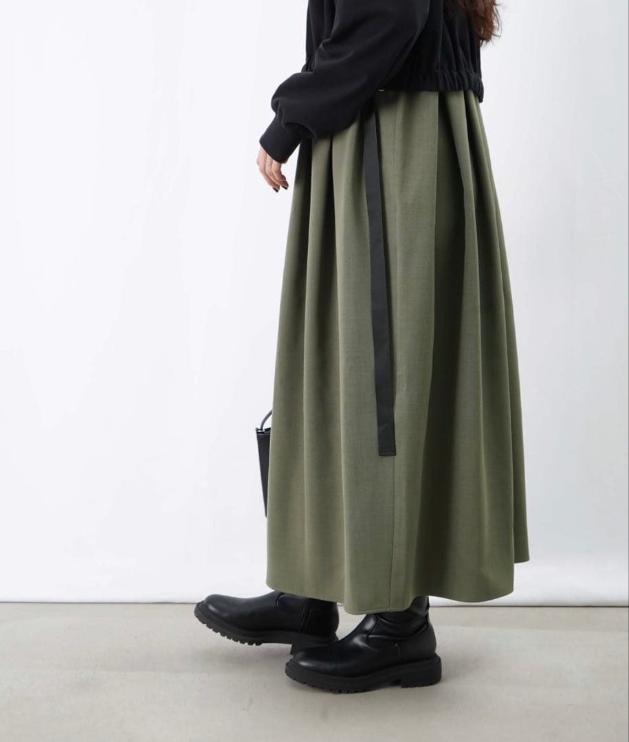 LUCA/LADY LUCK LUCA LC/LLL カット布帛切替ワンピース