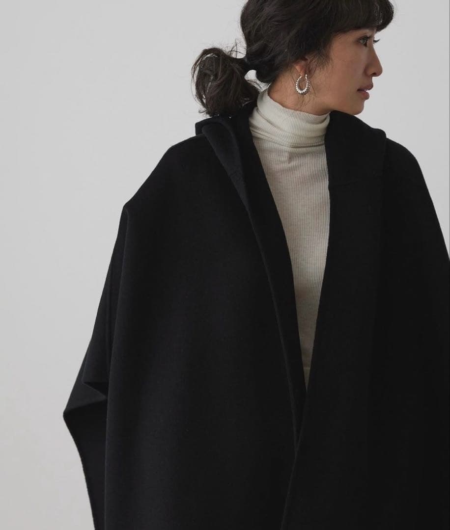 nala wool cape coat ナラ ウール ケープ コート