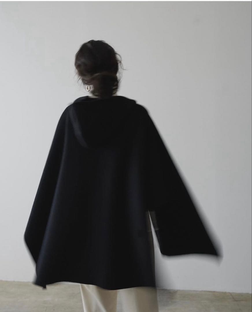 nala wool cape coat ナラ ウール ケープ コート