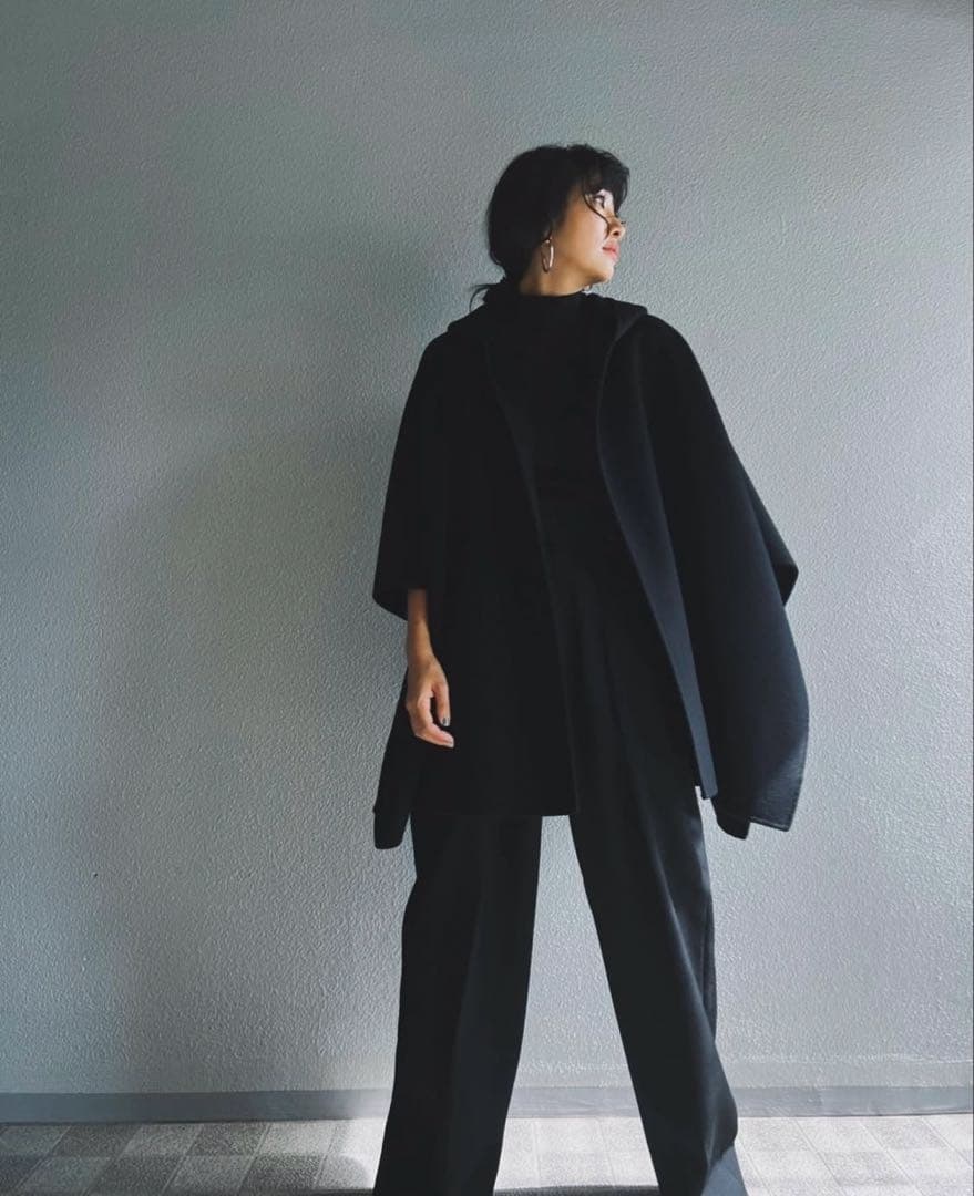nala wool cape coat ナラ ウール ケープ コート
