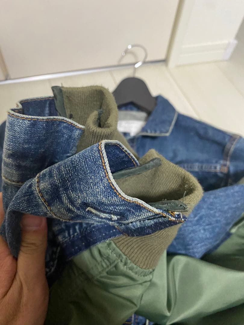 サカイ　Denim Nylon Twill Jacket サイズ２　ＳＣＭ