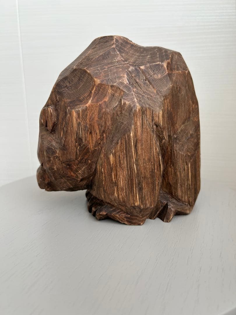 吉田マホガニー ／ 翠帆　木彫り