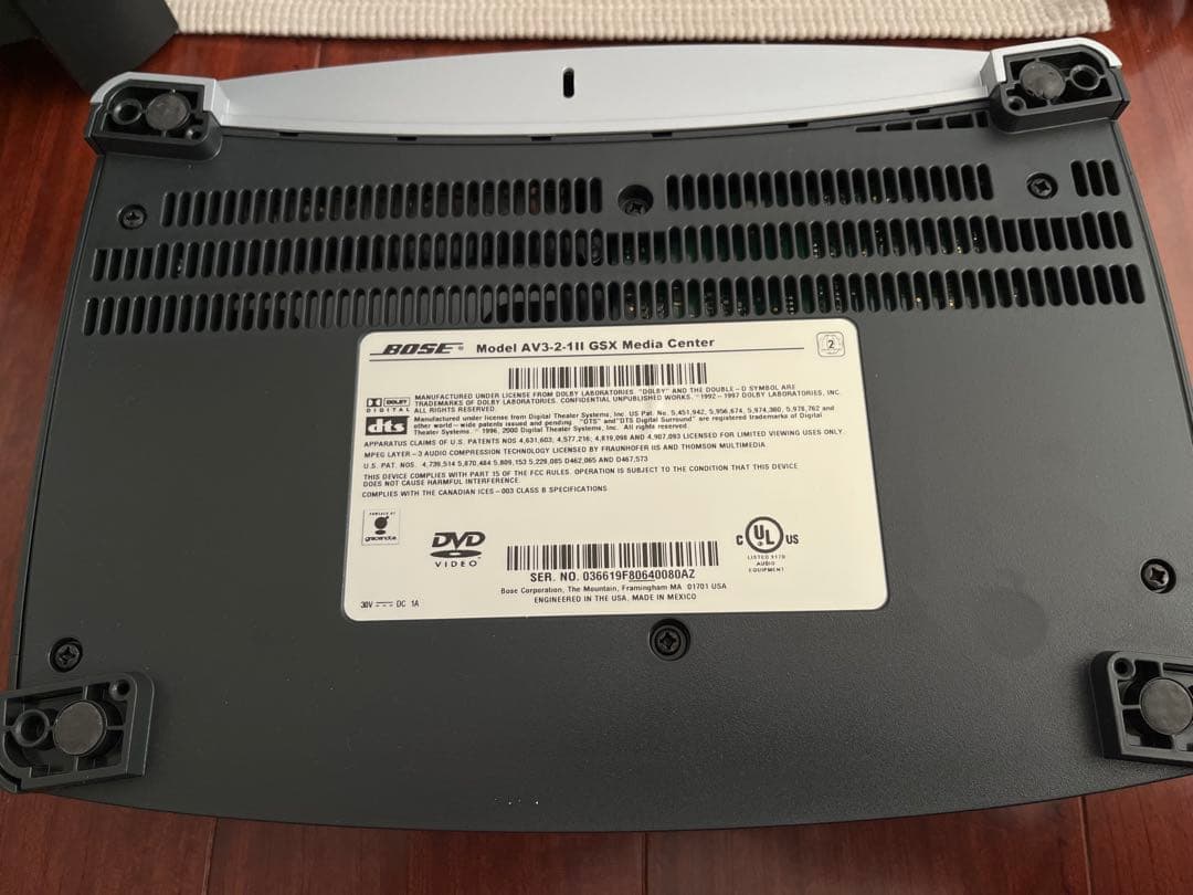 BOSE 321 GSX DVD  theater system 美品