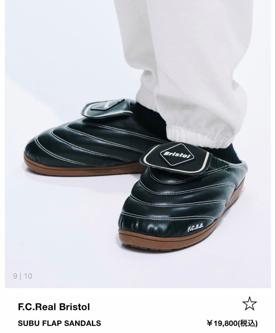 F.C Real Bristol SUBU FLAP SANDALSケース付き