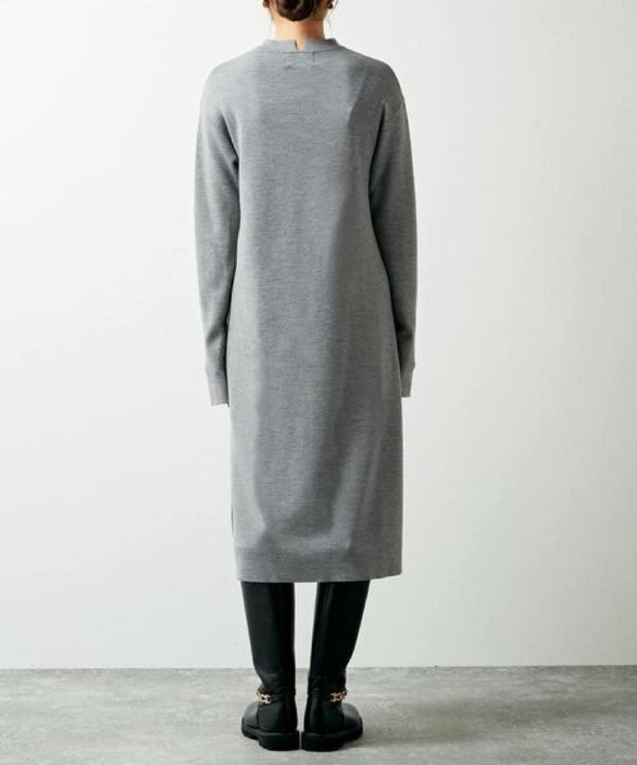 新品タグ付レリタージュマルティニークエキストラファインメリノハイネックワンピース