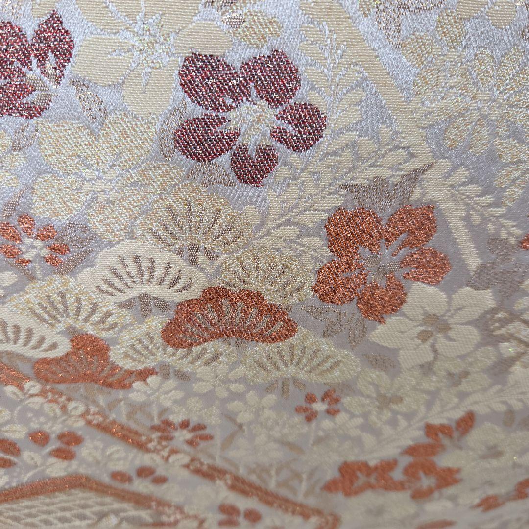 訪問着 4点フルセット、着物、袋帯、帯締め、帯揚げ トールサイズ対応