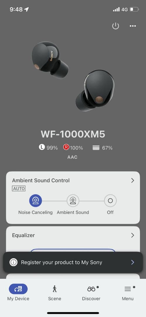 SONY WF-1000XM5 ワイヤレスイヤホン ブラック