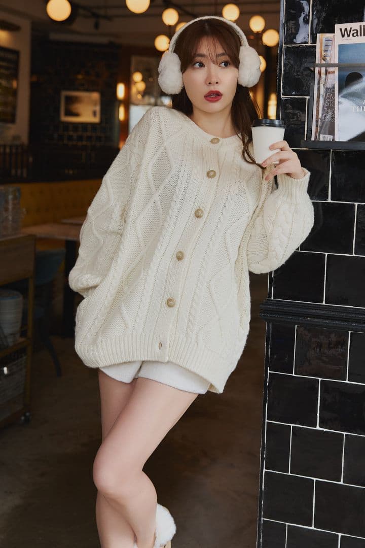 Her lip to Twinkle Wool Boucle Shorts 新品