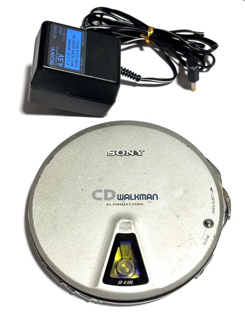 SONY CDウォークマン D-E01 動作品 アダプター付き