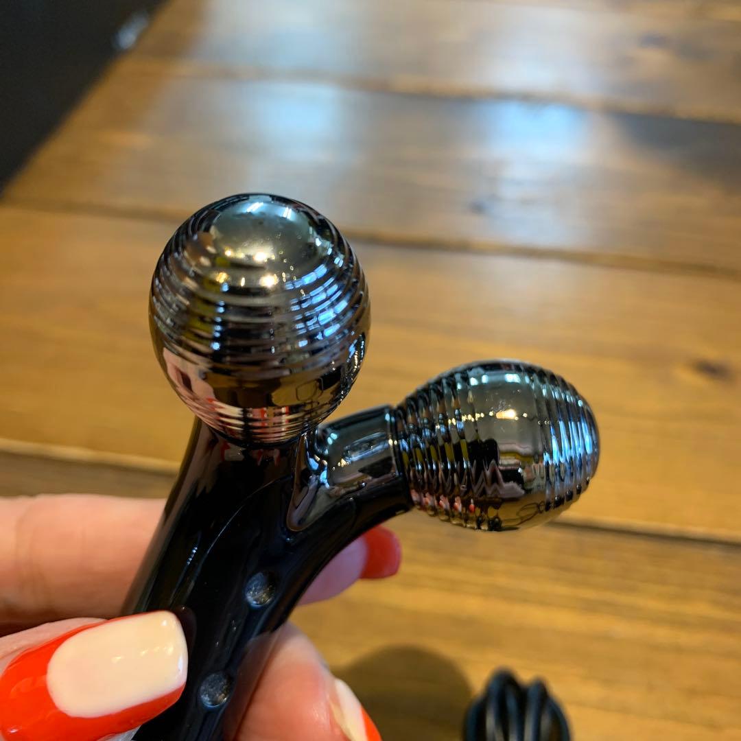 ヤーマン ATMAN USB充電式美顔ローラー ブラック