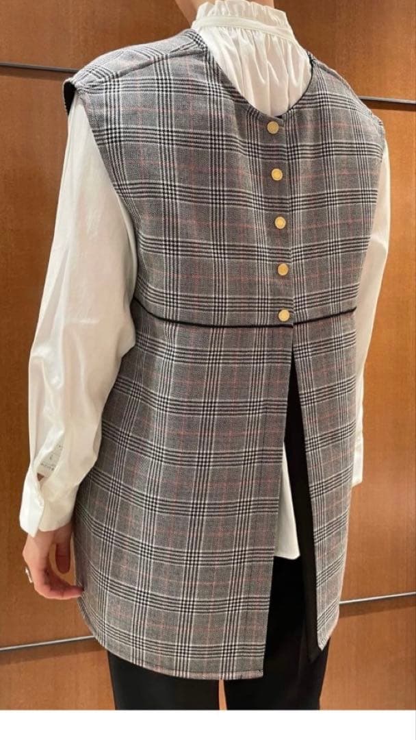 トゥモローランド タッターグレンチェック4way ジレ