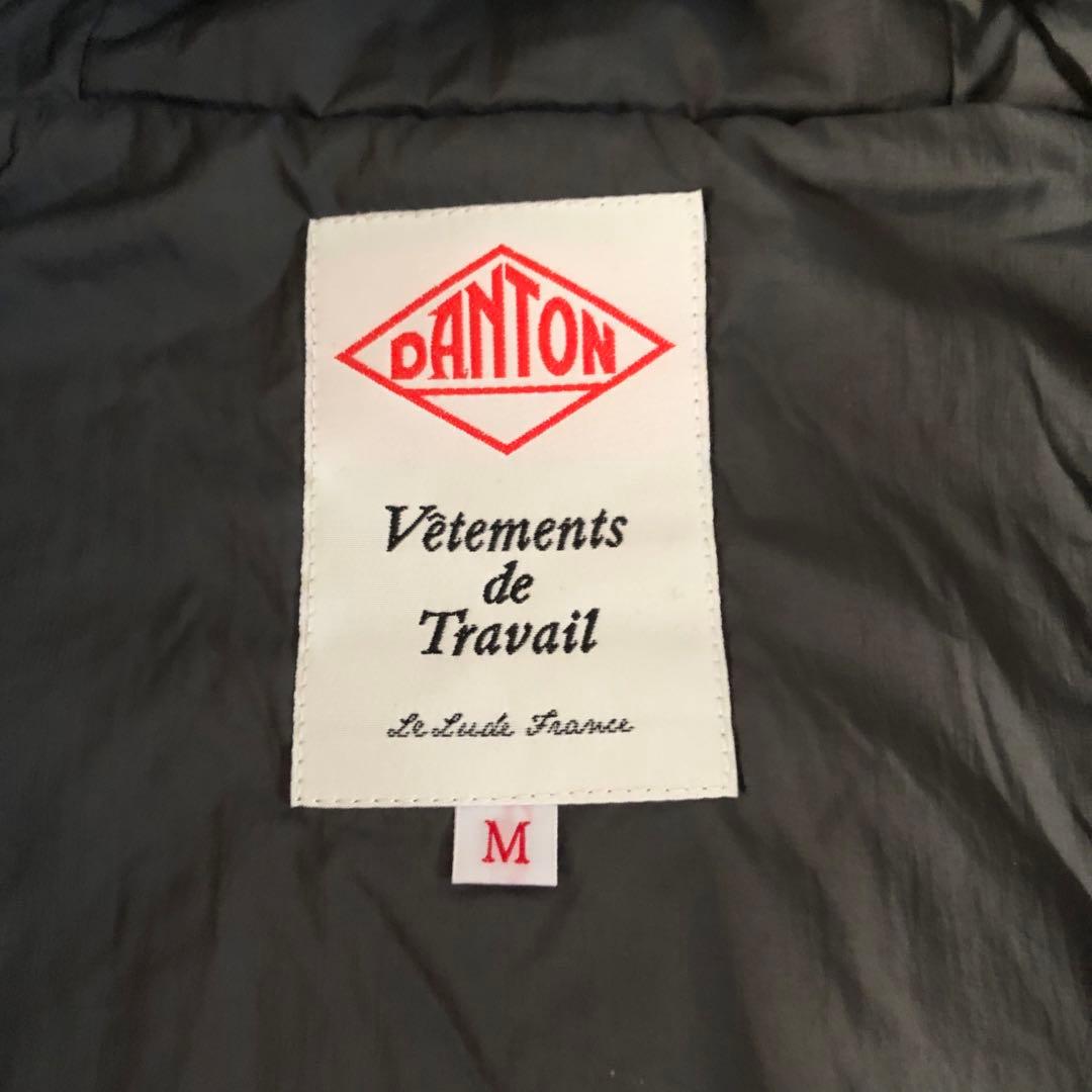 DANTON フード付きボアベスト