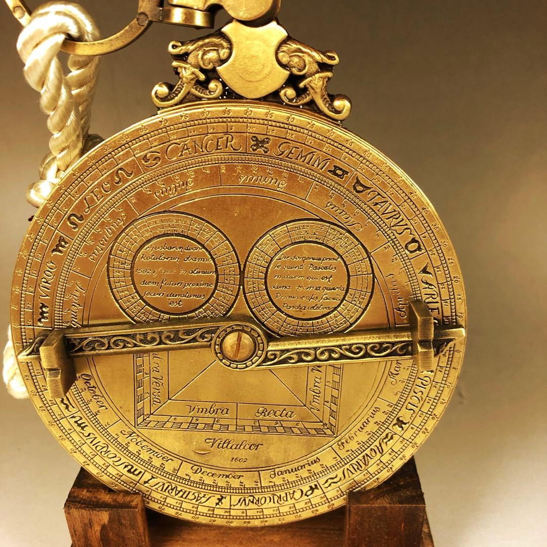 今だけセール先着1名様　アストロラーベ　φ10cm 古代天文機器 スペイン製