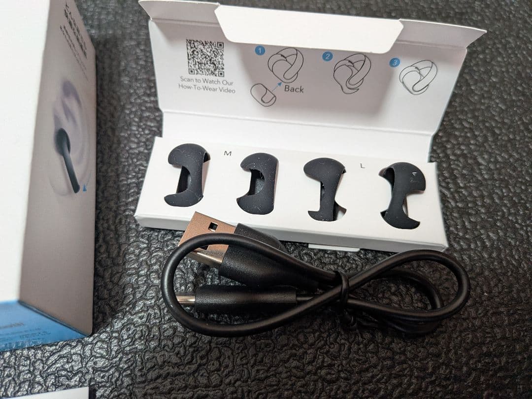 Anker Soundcore AeroClipオープンイヤーワイヤレスイヤホン