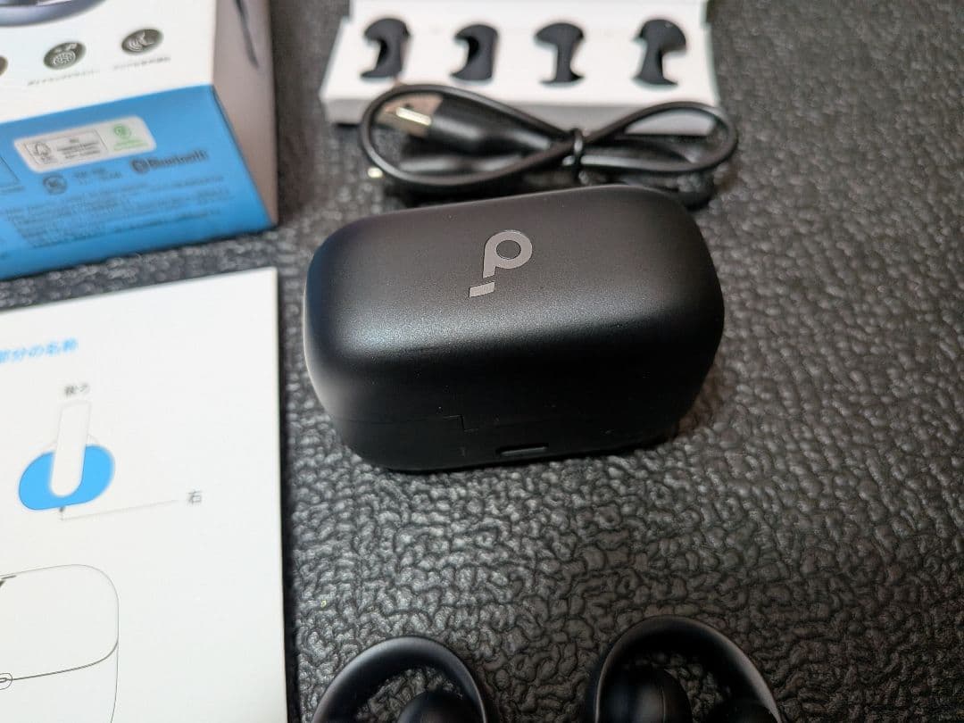 Anker Soundcore AeroClipオープンイヤーワイヤレスイヤホン