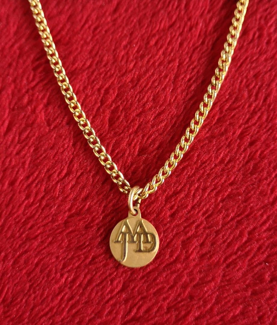 ピンバッジ兼カフス レア物 AAJD 14金 金張りシルバー製ピン C58