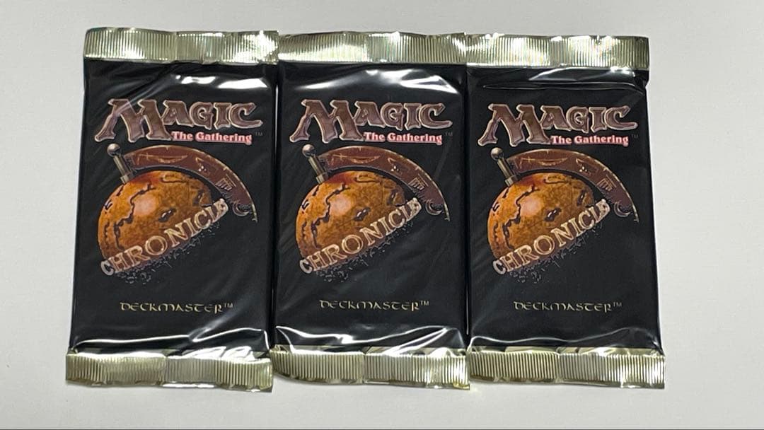 【匿名配送】MTG　英語版　クロニクル　ブースター　3パックセット　新品未開封