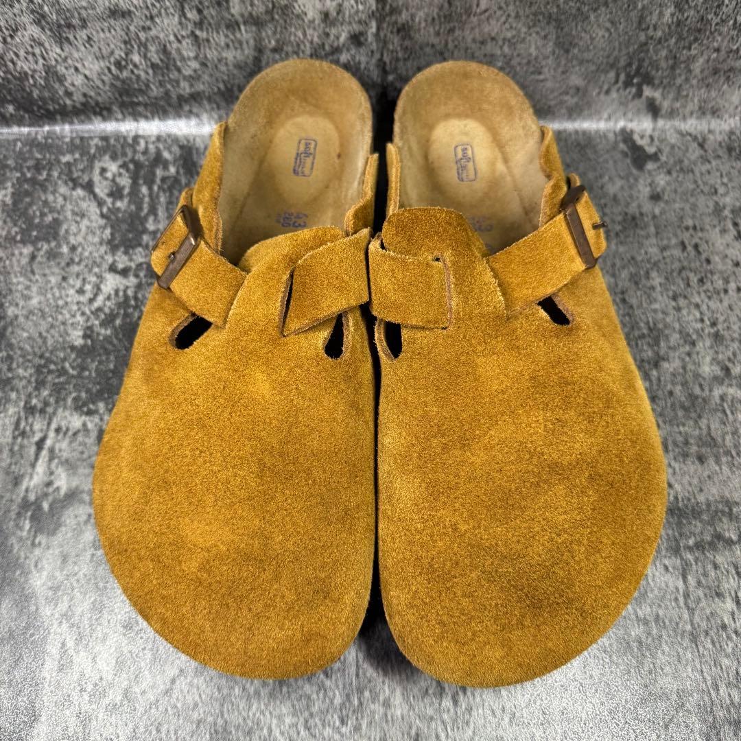 【美品】ビルケンシュトック ボストン サボサンダル ブラウン 28cm