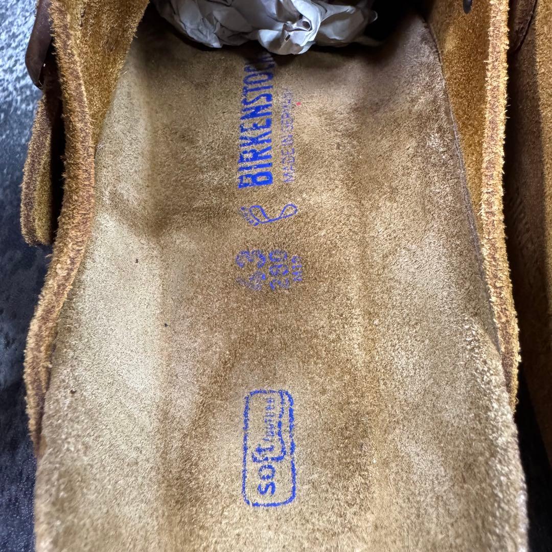 【美品】ビルケンシュトック ボストン サボサンダル ブラウン 28cm