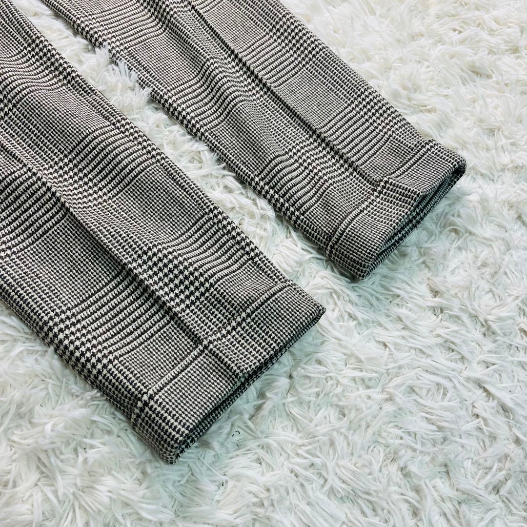 INCOTEX SLIMFIT Glen Check slacks 50 茶