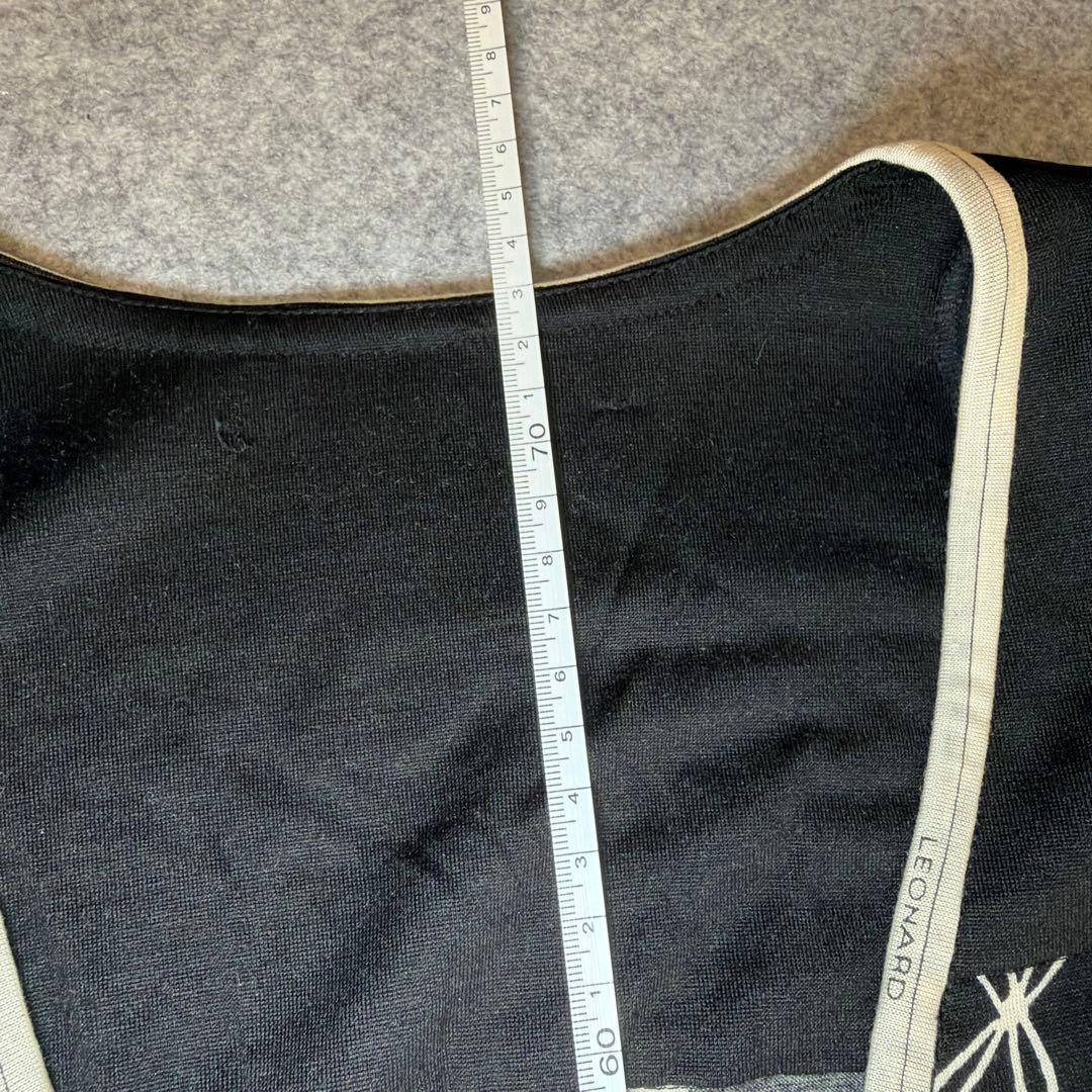 LEONARD レオナール シルクウール カーディガン Mサイズ