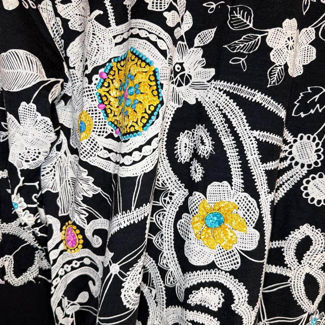 LEONARD レオナール シルクウール カーディガン Mサイズ