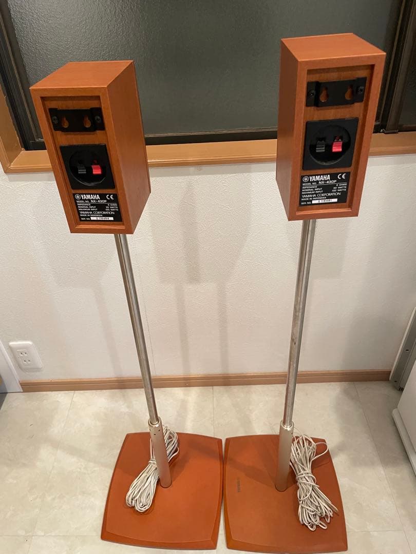 YAMAHA スピーカーNX-430p ・スタンド SPS-10mm　2個セット
