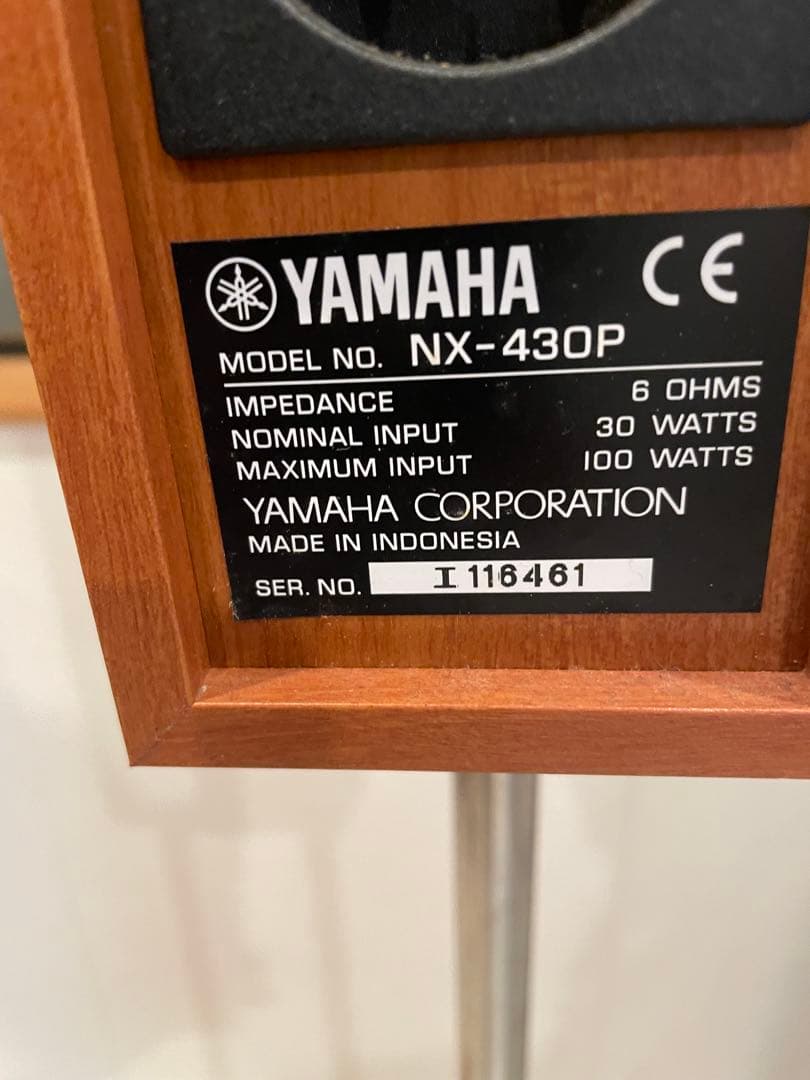 YAMAHA スピーカーNX-430p ・スタンド SPS-10mm　2個セット