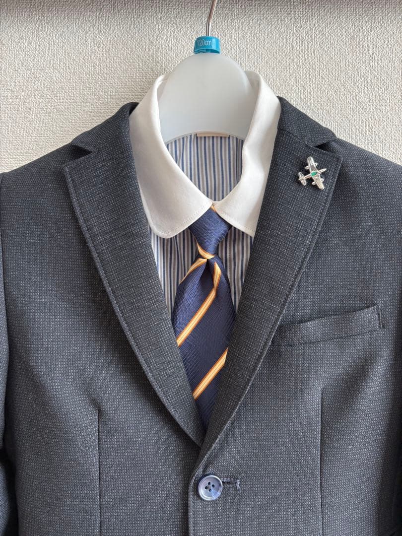 【美品】プティマイン　フォーマルスーツ　男児120