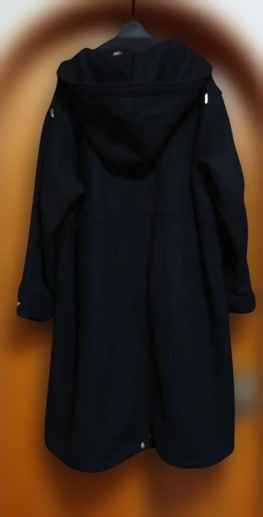 SHIPS any メルトン ウール ミックス M-51 モッズ コート 黒