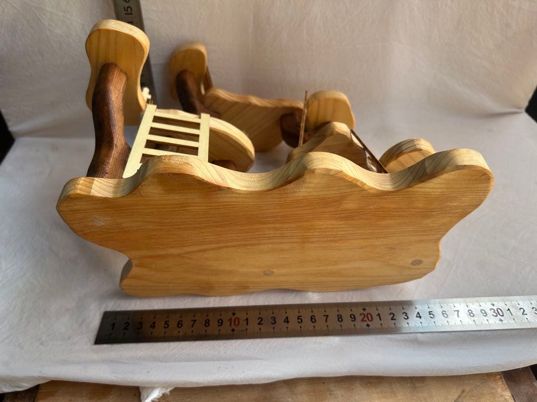 木製ツリーハウス風オブジェ 8階建て　小物棚　インテリア