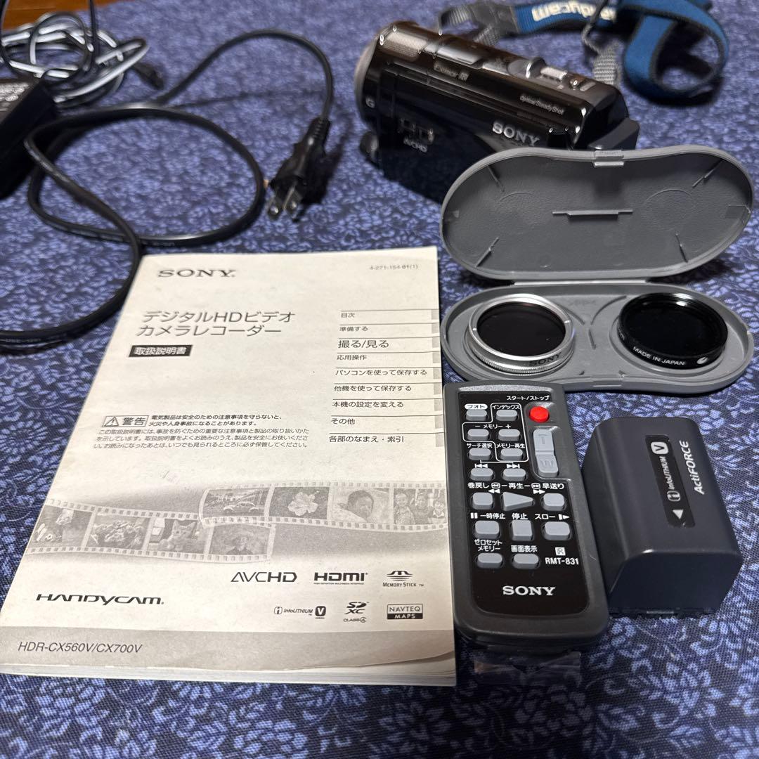 SONY ソニー HDR-CX560V デジタルHDビデオカメラ【美品】
