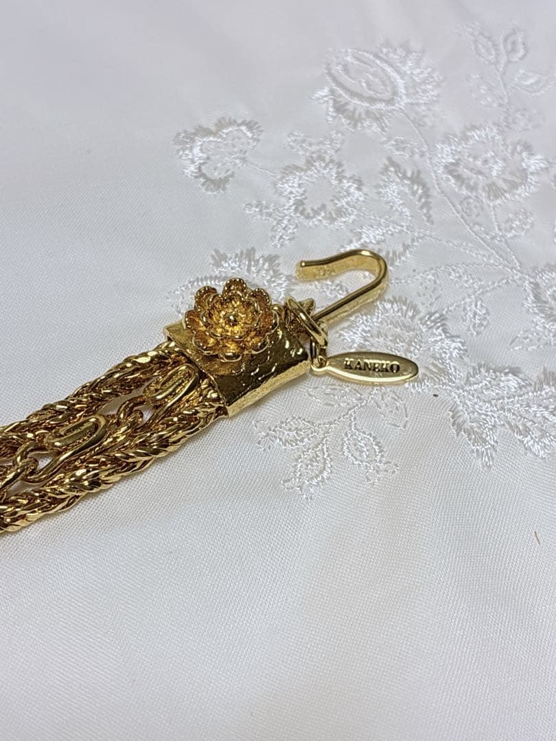 カネコイサオ・ゴールド＆パール　　チェーンベルト