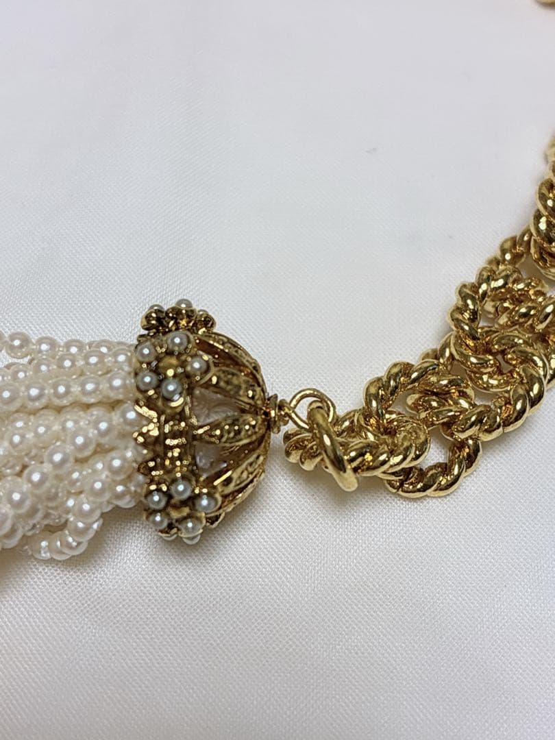 カネコイサオ・ゴールド＆パール　　チェーンベルト