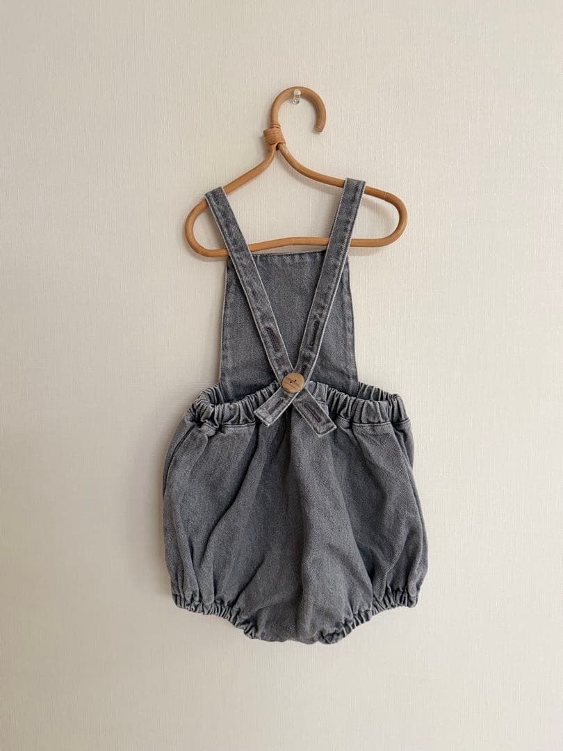 ロンパース・カバーオール SOOR PLOOM Oona Romper Gray Denim 2yr