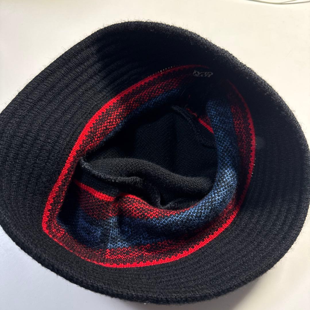 【即完売品】HYSTERIC GLAMOUR バケットハット 黒 赤　メンズ