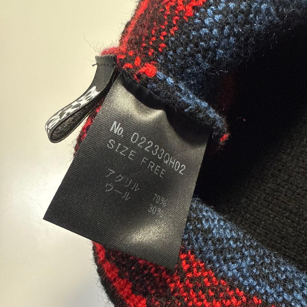 【即完売品】HYSTERIC GLAMOUR バケットハット 黒 赤　メンズ