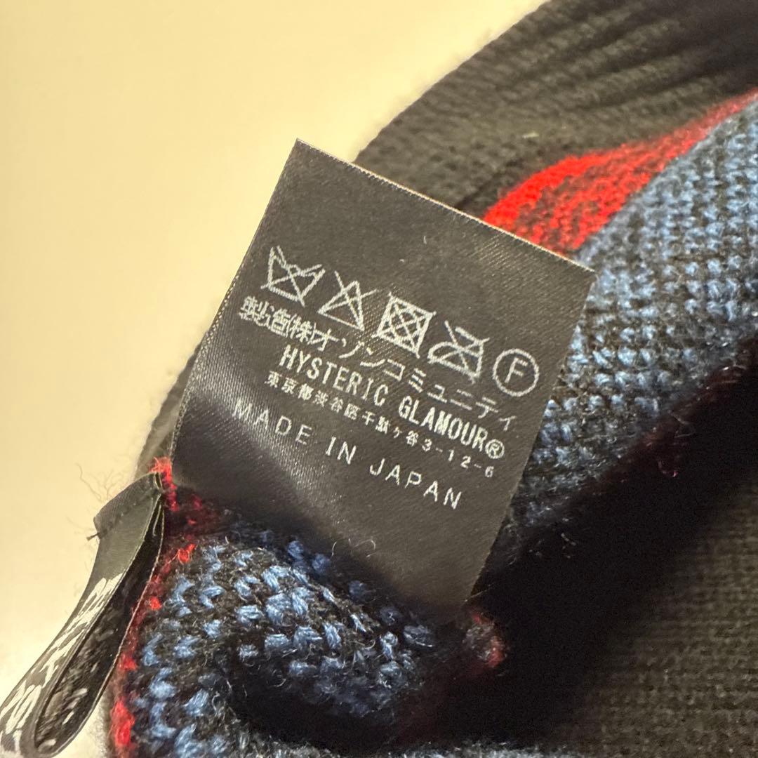 【即完売品】HYSTERIC GLAMOUR バケットハット 黒 赤　メンズ