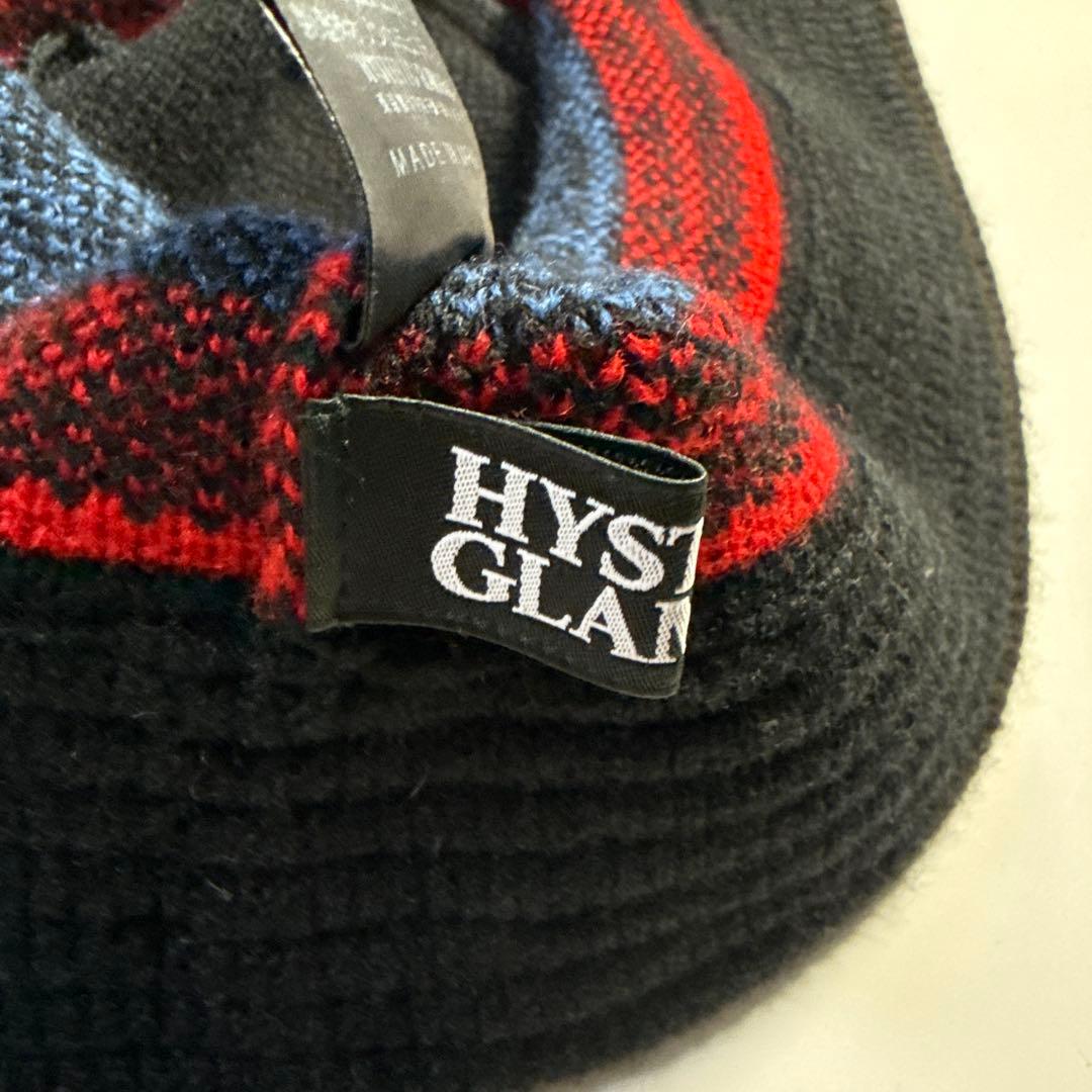 【即完売品】HYSTERIC GLAMOUR バケットハット 黒 赤　メンズ