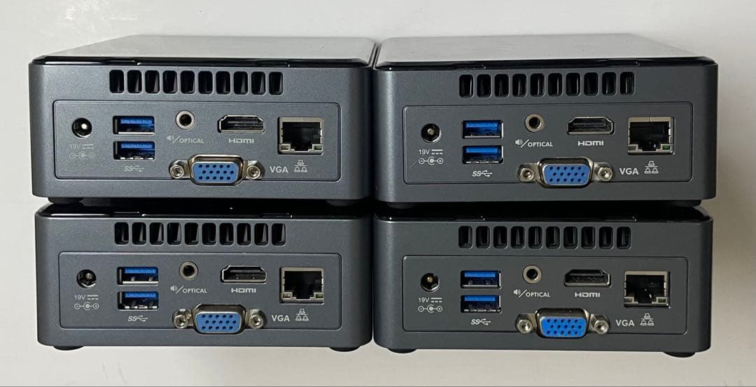 Intel NUC 4台セット コンパクトミニPC