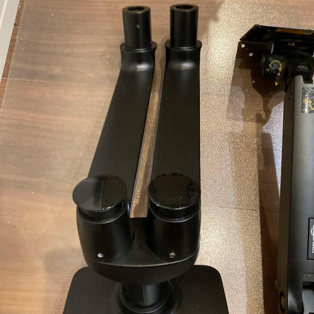 Amazon baiscs ブラック デュアルモニターアーム