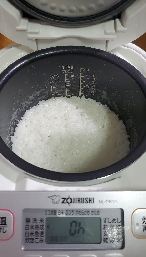 2024年製　 象印　炊飯器　5.5合炊き　極め炊き　黒釜　ホワイト系　調理家電