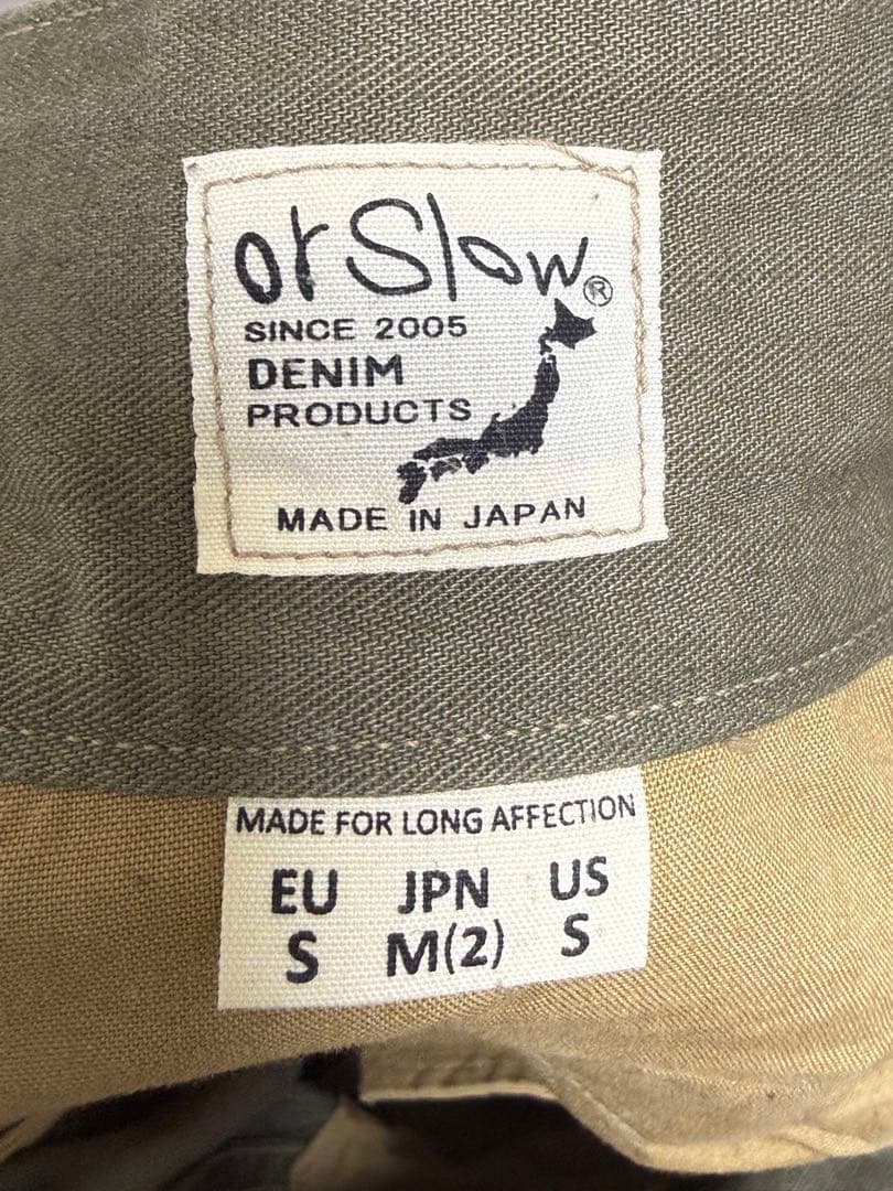 パンツ orSlow M-47 French Army Cargo Pants