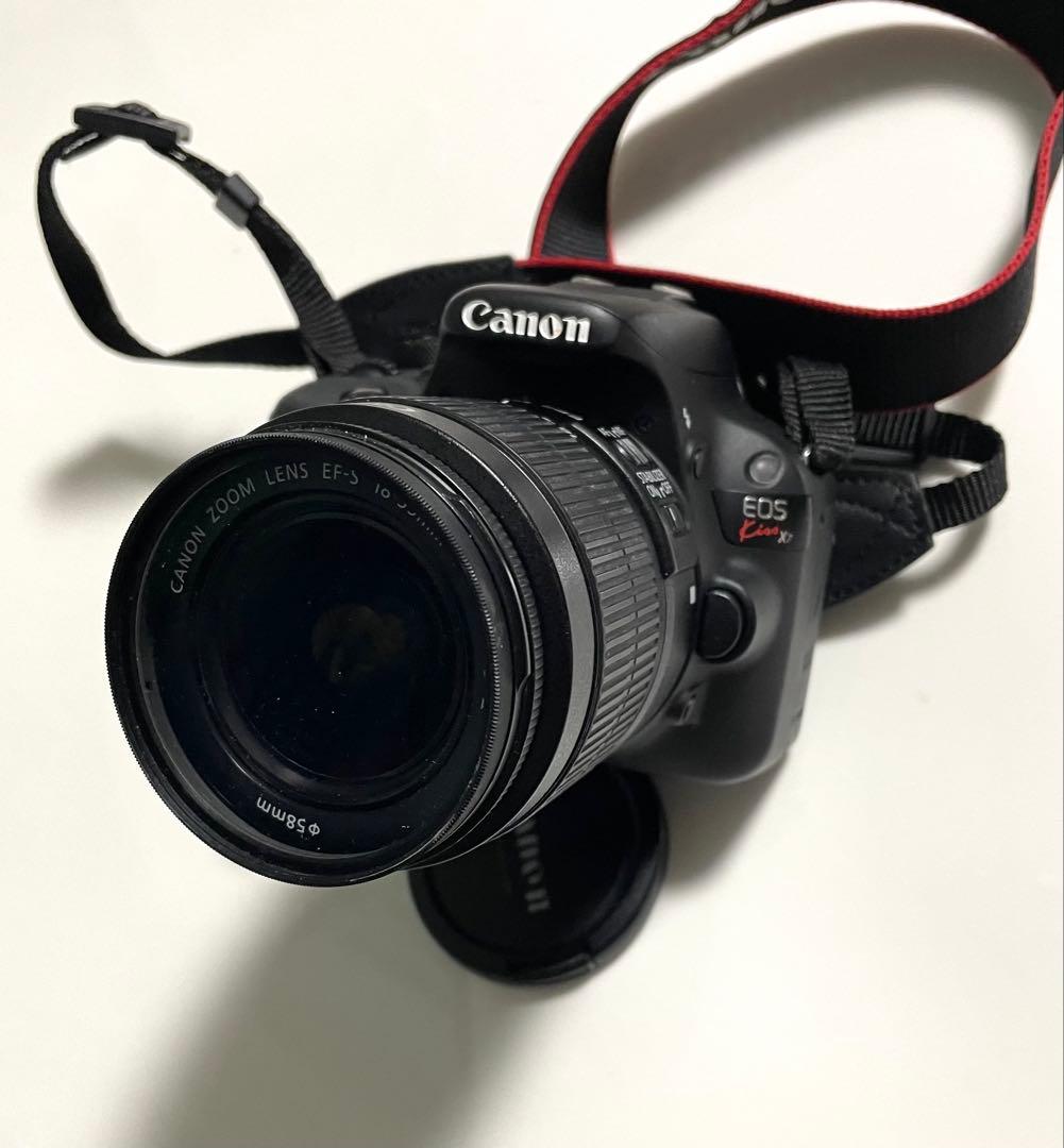CANONデジタル一眼レフカメラEOS KissX7充電器ストラップバッテリー付